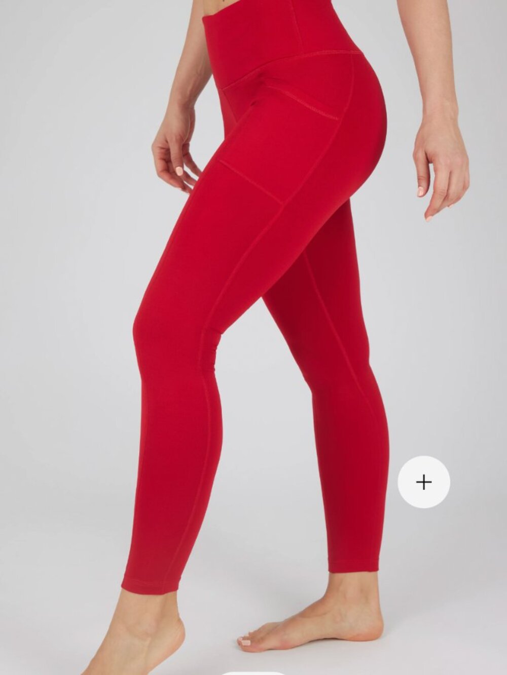 *90 Degree by Reflex Cold Gear High Waist Fleece Lined Legging with Side Pockets
